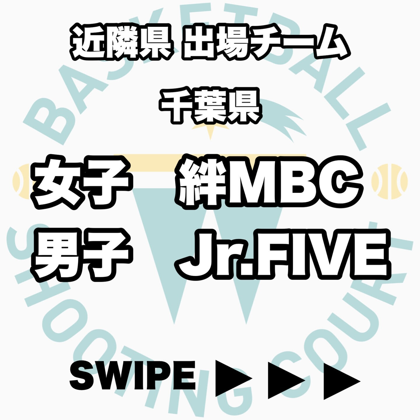 2026全国ミニバス大会 近隣県出場チーム